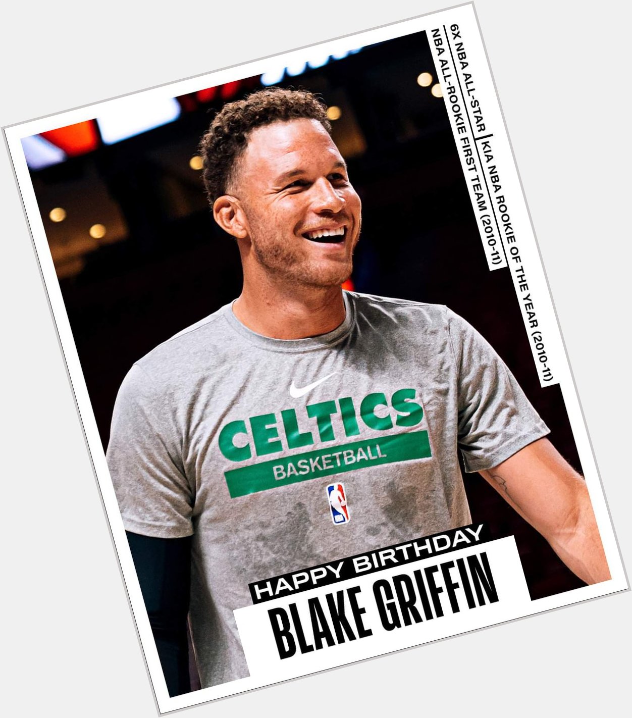 Join us in wishing Blake Griffin of the Boston Celtics a HAPPY 34th BIRTHDAY! 