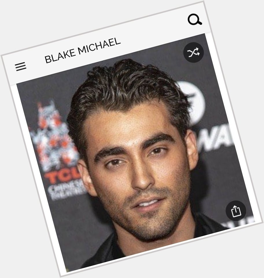 Happy birthday to this great actor with the beautiful face. Happy birthday to Blake Michael 