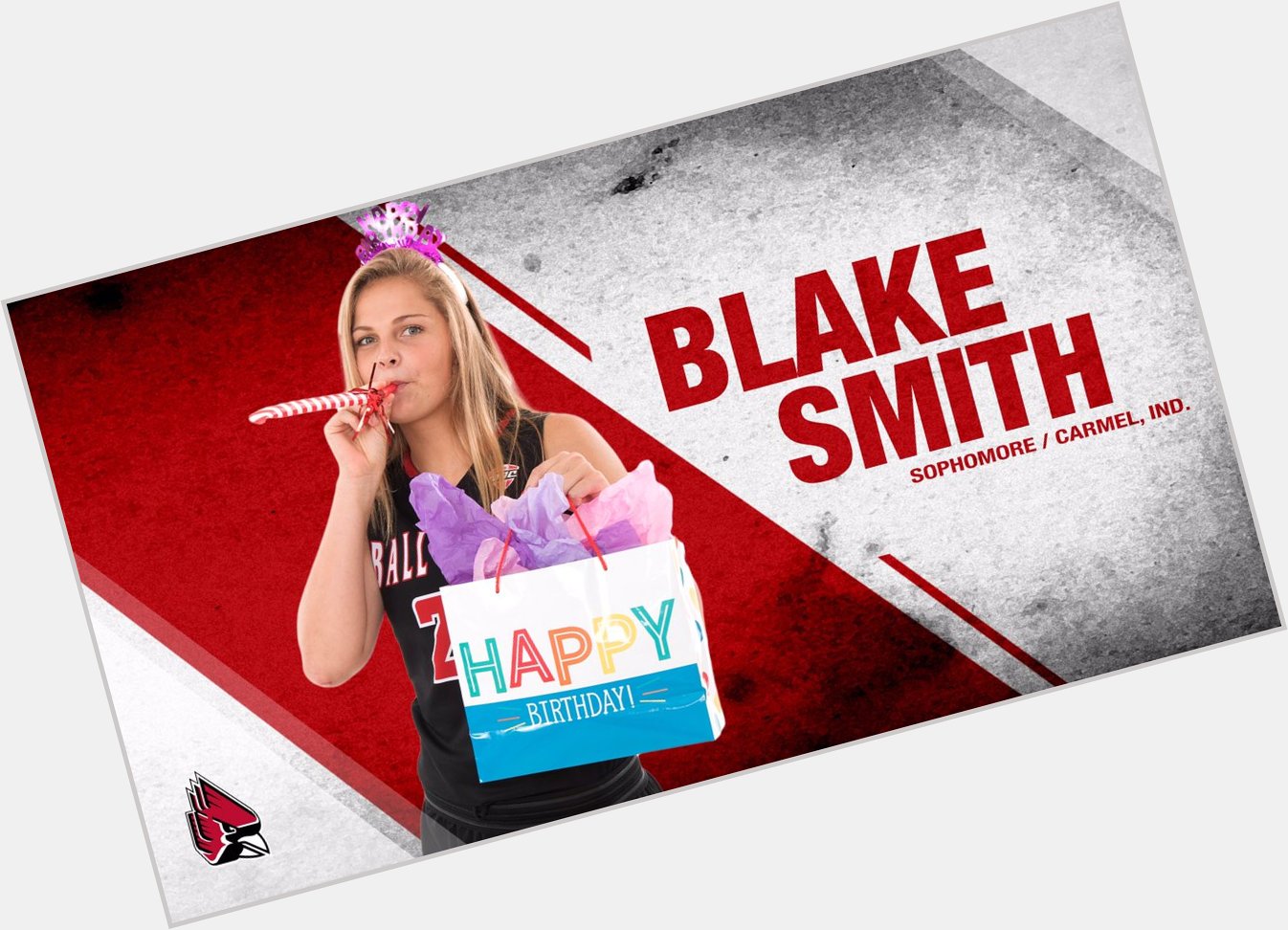 Happy birthday to sophomore forward, Blake Smith!  