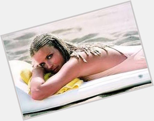 Happy bday to Bo Derek! She made the cornrows popular through her role in the movie 10 (1979). 