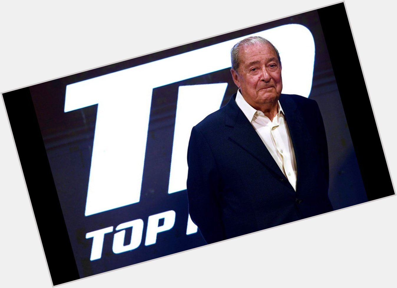 The head of Top Rank Bob Arum has words for those who wished him a happy birthday   