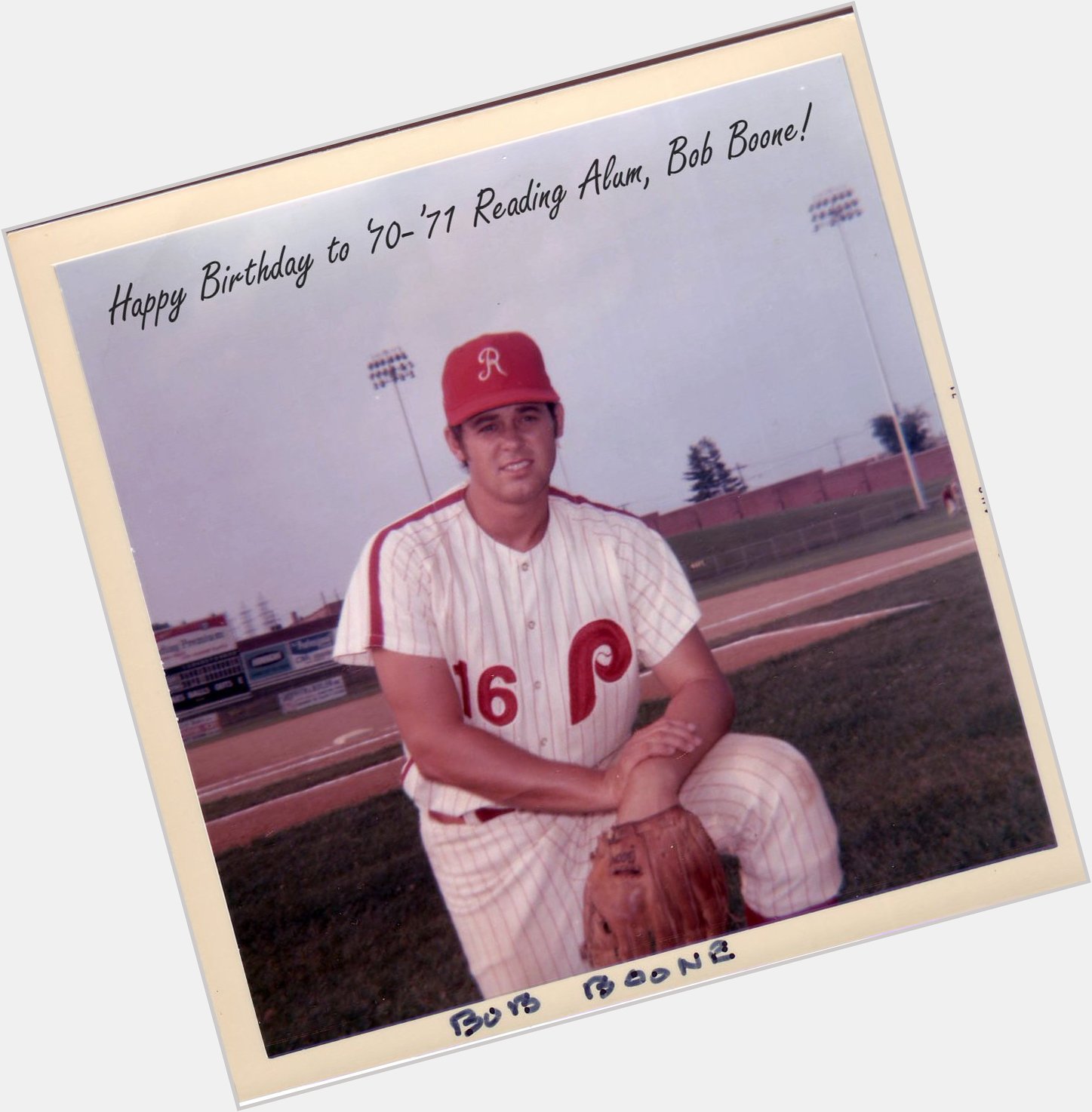 Happy Birthday to Reading Phillies alums Bob Boone and       ! 