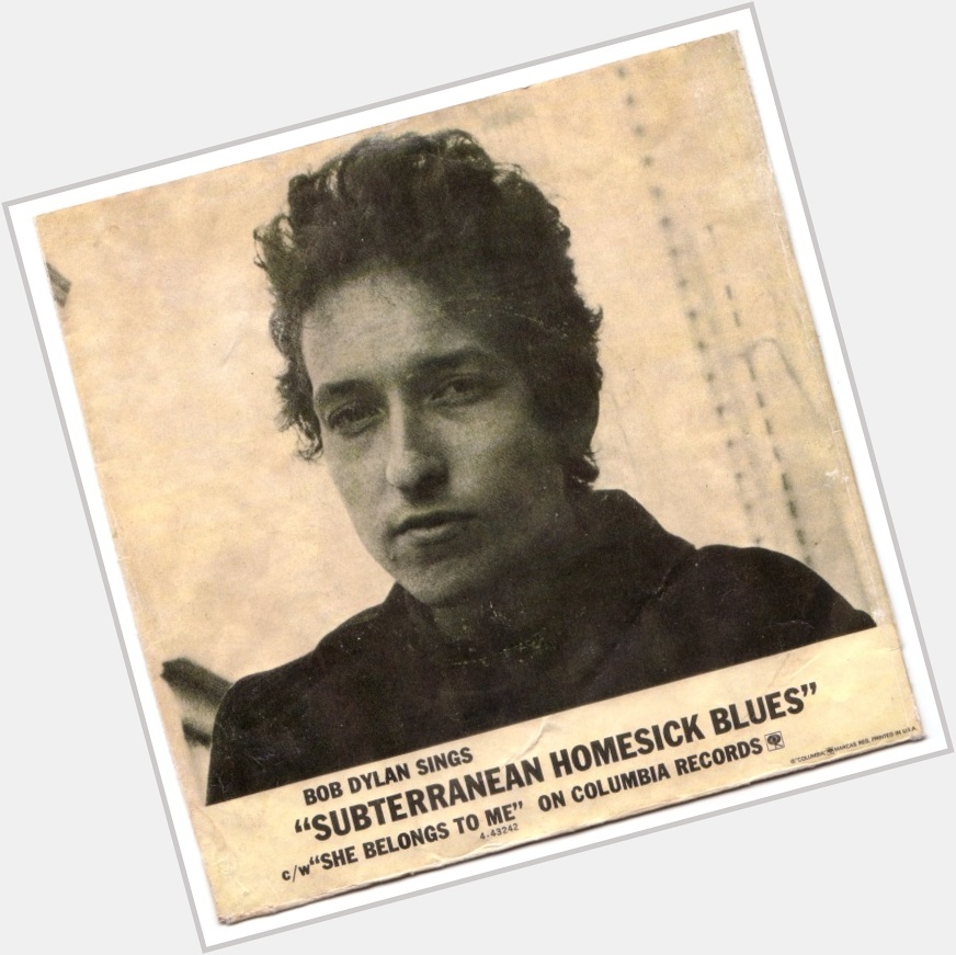 Happy 80th birthday to Bob Dylan.

Here\s \Subterranean Homesick Blues\ by Dylan, released by Columbia in 1965. 