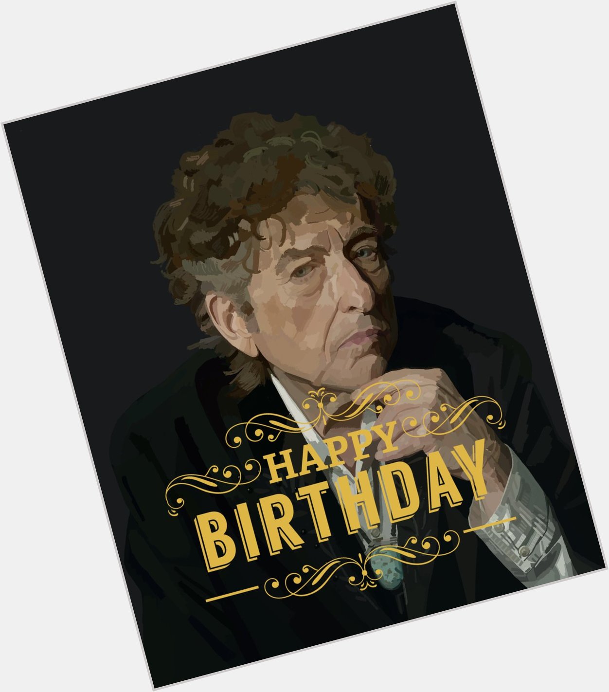 How lucky are we to live at the same time as Bob Dylan. 
Happy 81st birthday   