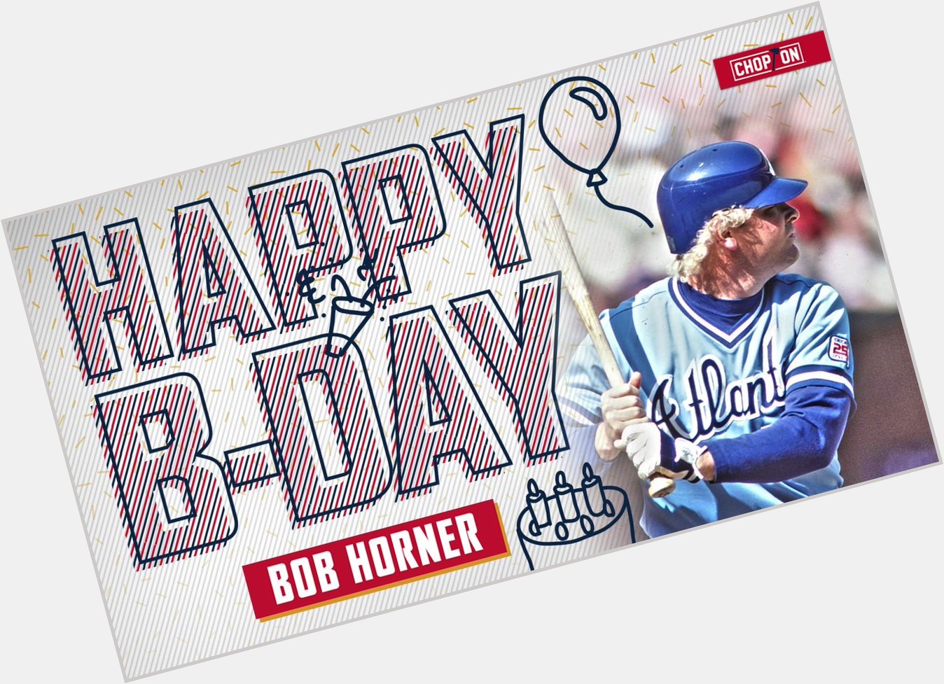 Happy Birthday to legend and 1978 NL Rookie of the Year Bob Horner! 