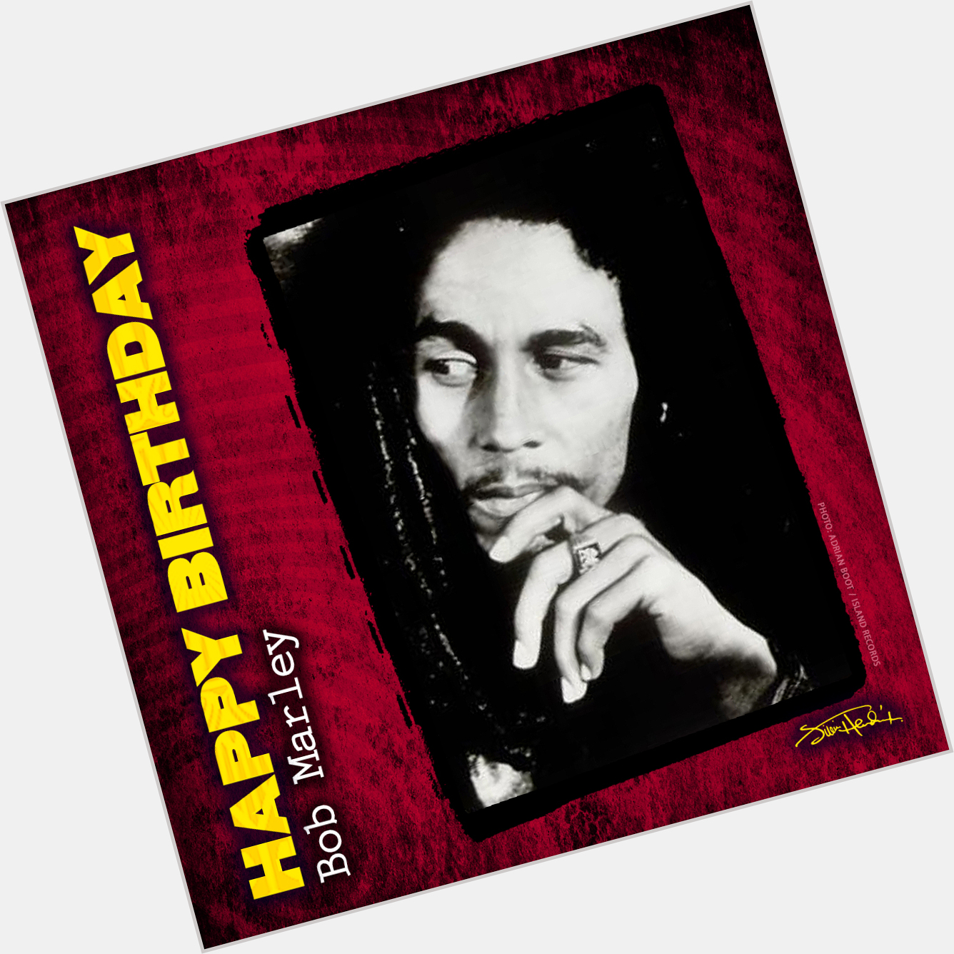 Happy Birthday to Bob Marley
February 6, 1945 - May 11, 1981   
