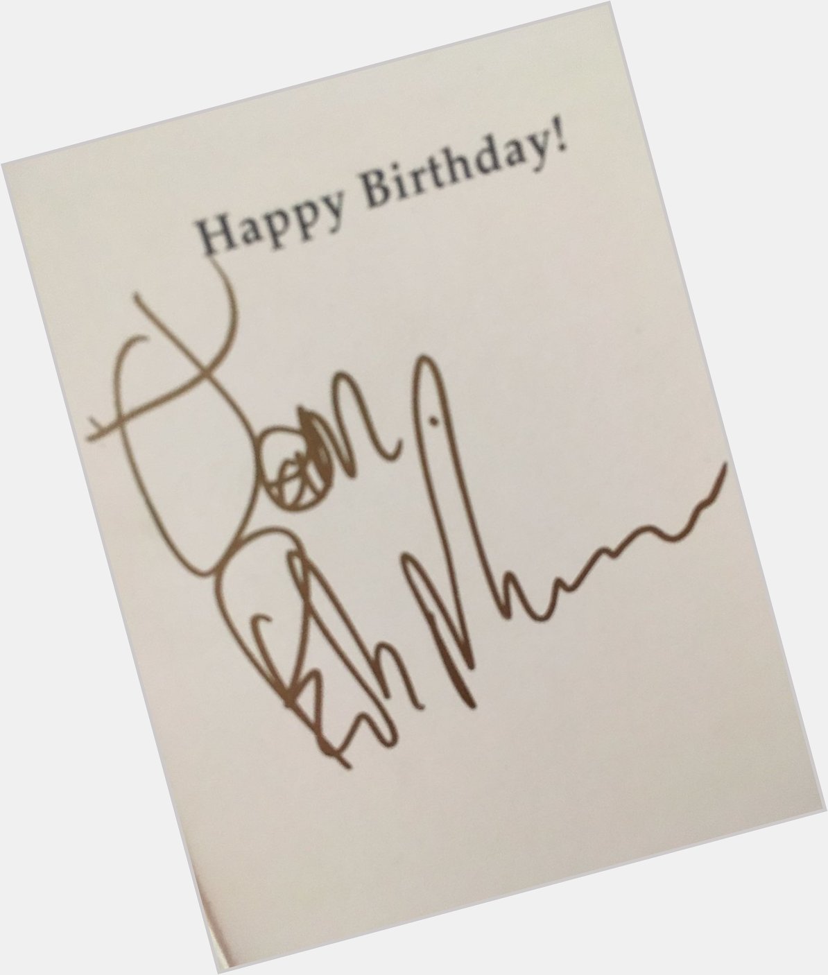 Bob Mortimer unwittingly wished me a happy birthday thanks to my wonderful Have a sniff of it: 