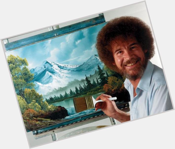 Happy Birthday, Bob Ross! Read a lovely 2007 Agni article "Happy Accidents"  
