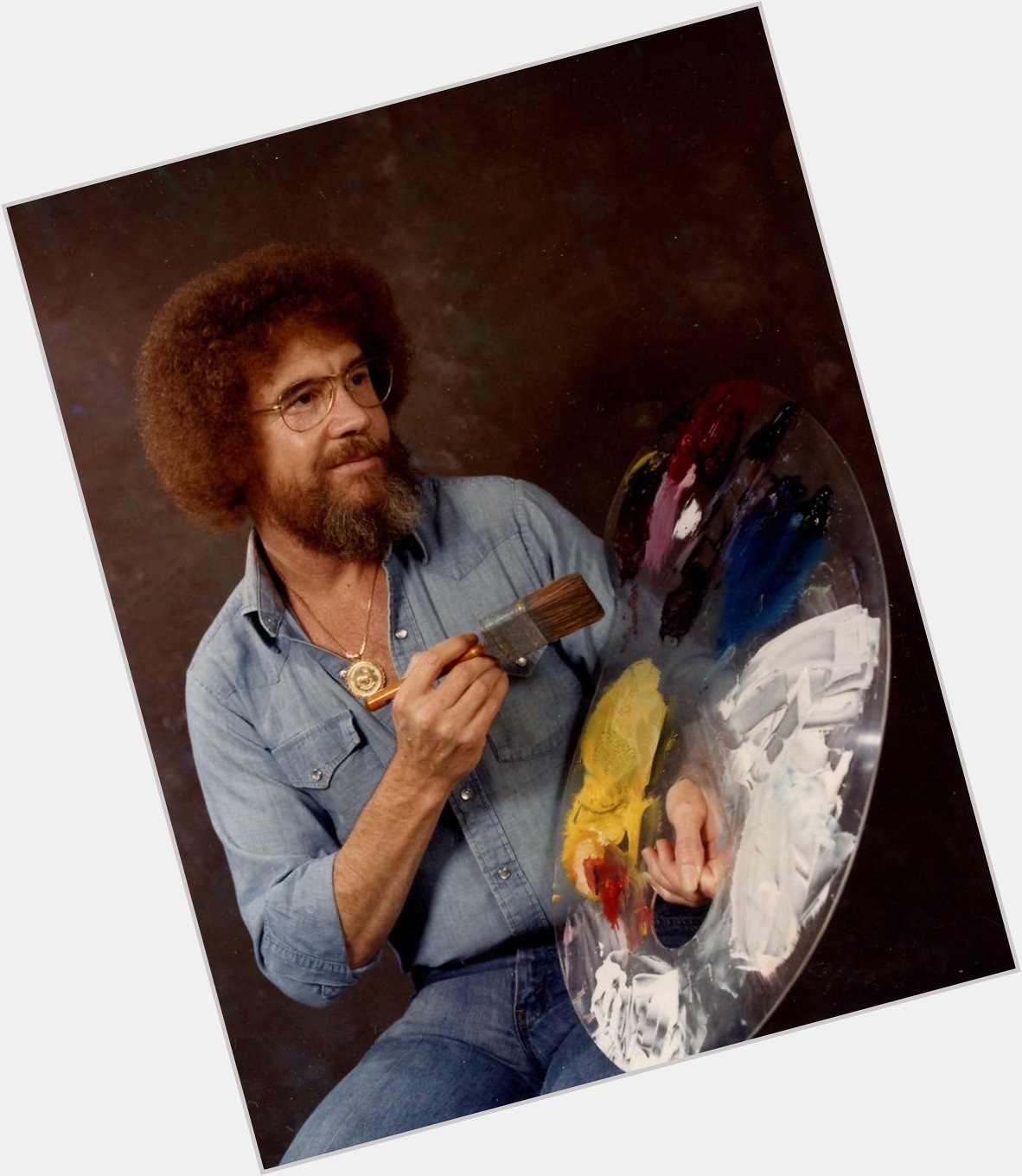 Happy birthday to Bob Ross born today back in 1942. His parents referred to him as their happy little accident. 