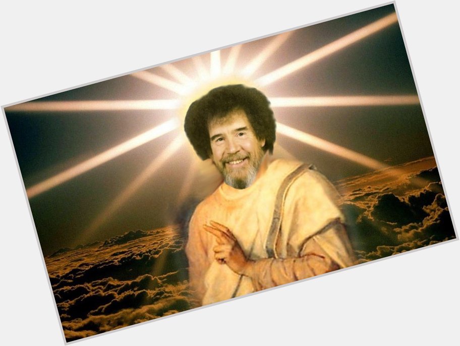 Happy birthday to Bob Ross, our happiest little tree :) 