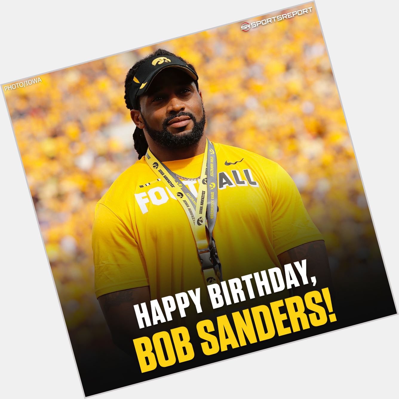Happy Birthday to great, \"Hitman\" Bob Sanders! 