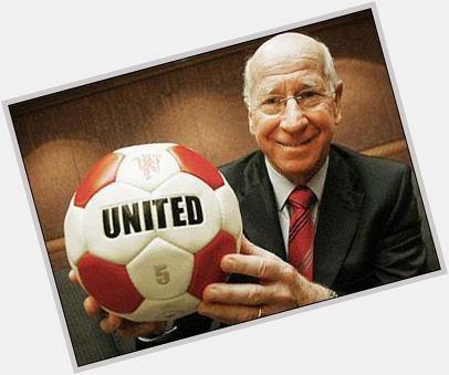 Happy 77th birthday to top scorer! The real no.9, hes Sir Bobby Charlton!!! Keep healthy Sir. 