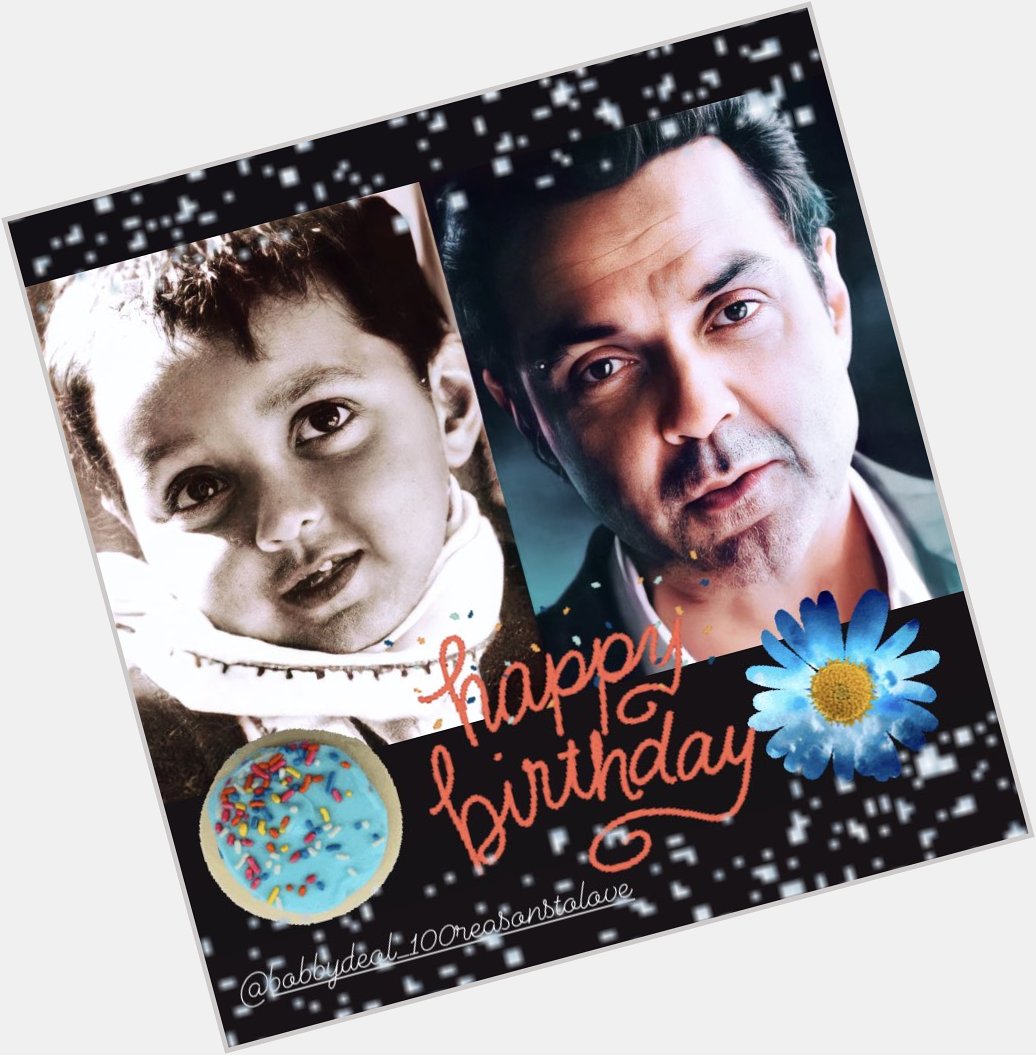 To the cutest and most lovely person... Happy Birthday Bobby Deol   