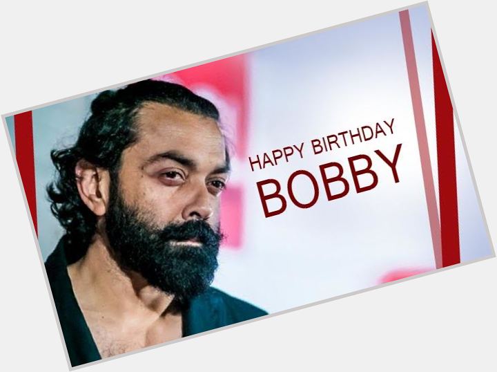 Happy 52nd Birthday to Indian Actor,
Mr Vijay Singh Deol Ji,
Widely known as,
Mr Bobby Deol Ji. 