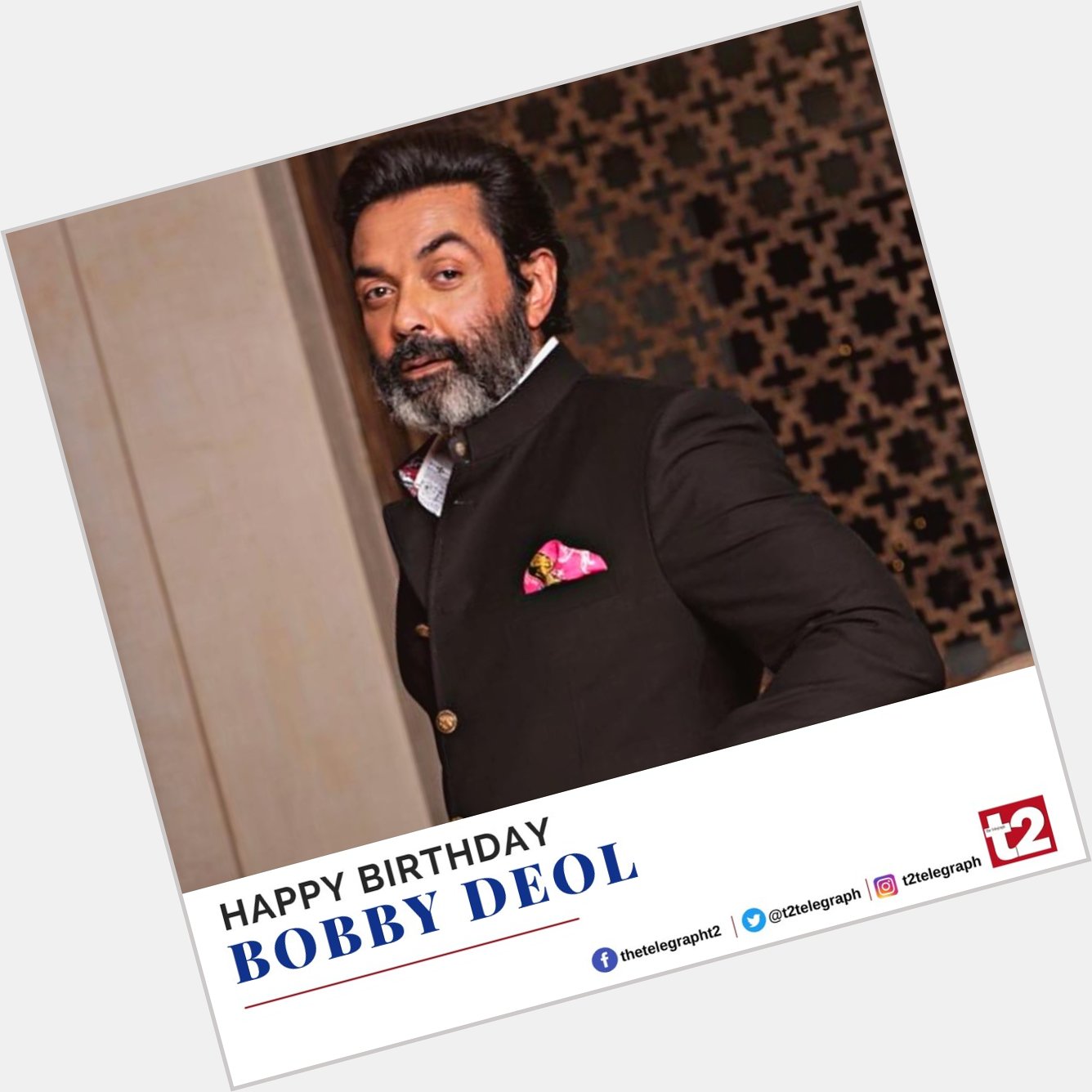 He\s witnessing a well-deserved career resurgence. Happy birthday Bobby Deol 