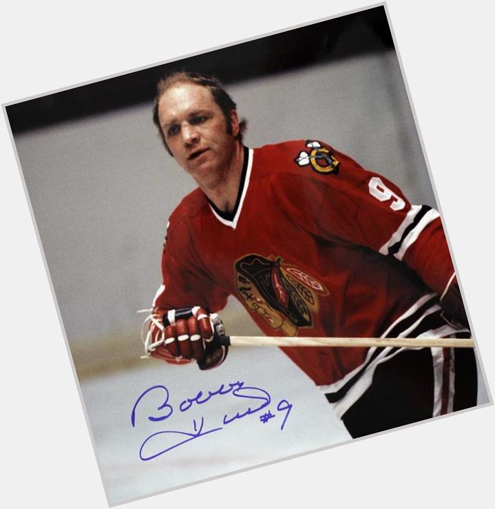 Happy 76th birthday to Bobby Hull, who never left a hotel lobby before gametime until every kid had his autograph. 