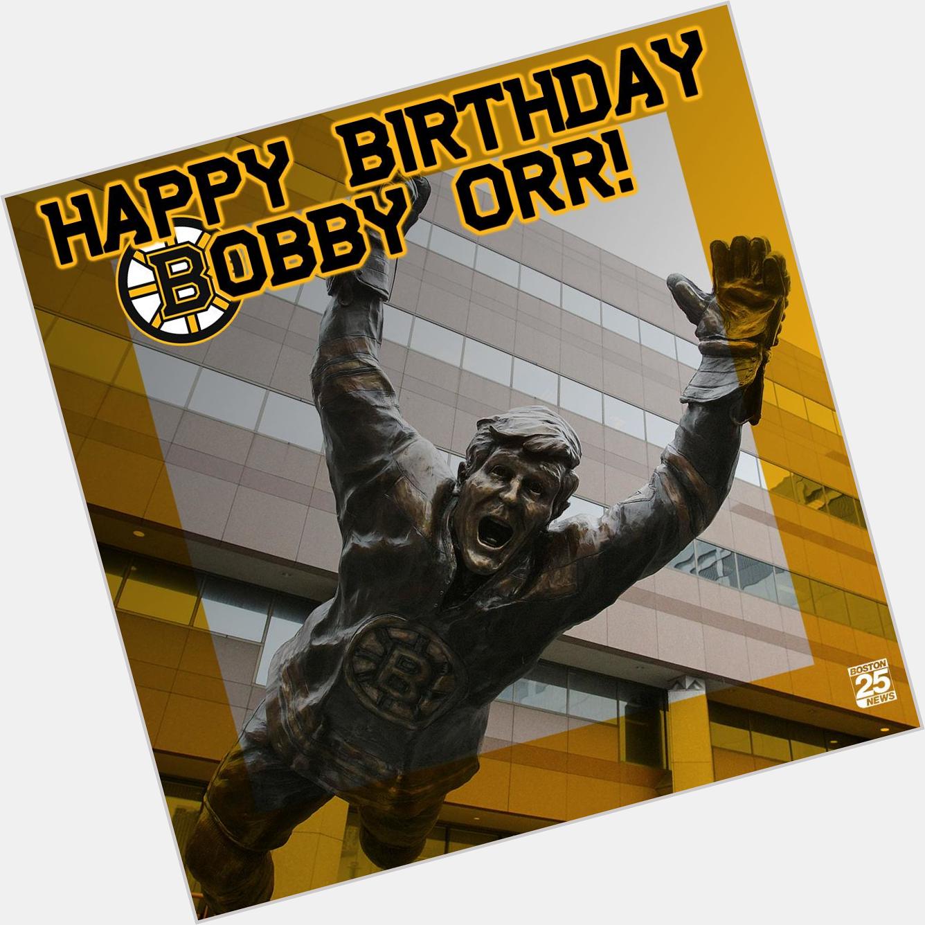 Happy 71st birthday to the GREATEST EVER -- Number 4, Bobby Orr!   