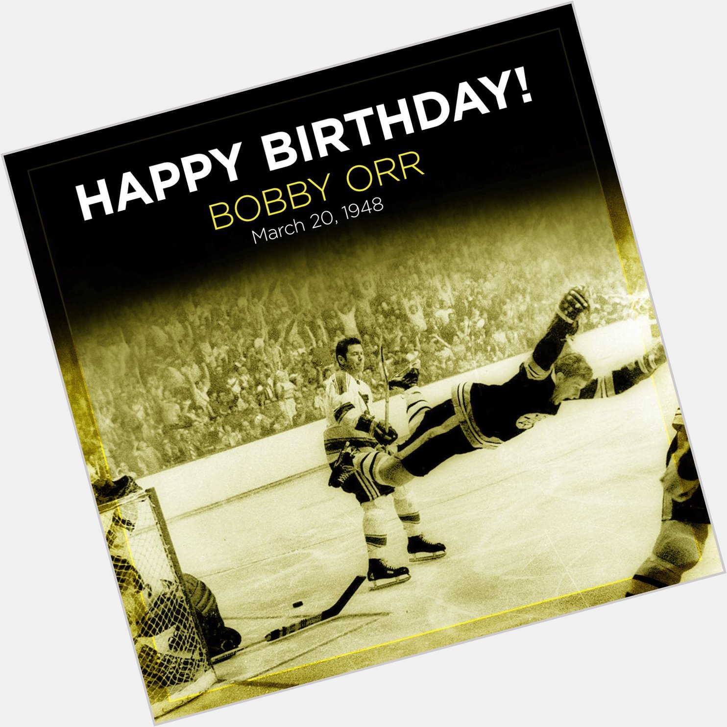 Wish Bobby Orr a happy birthday in the replies! 
