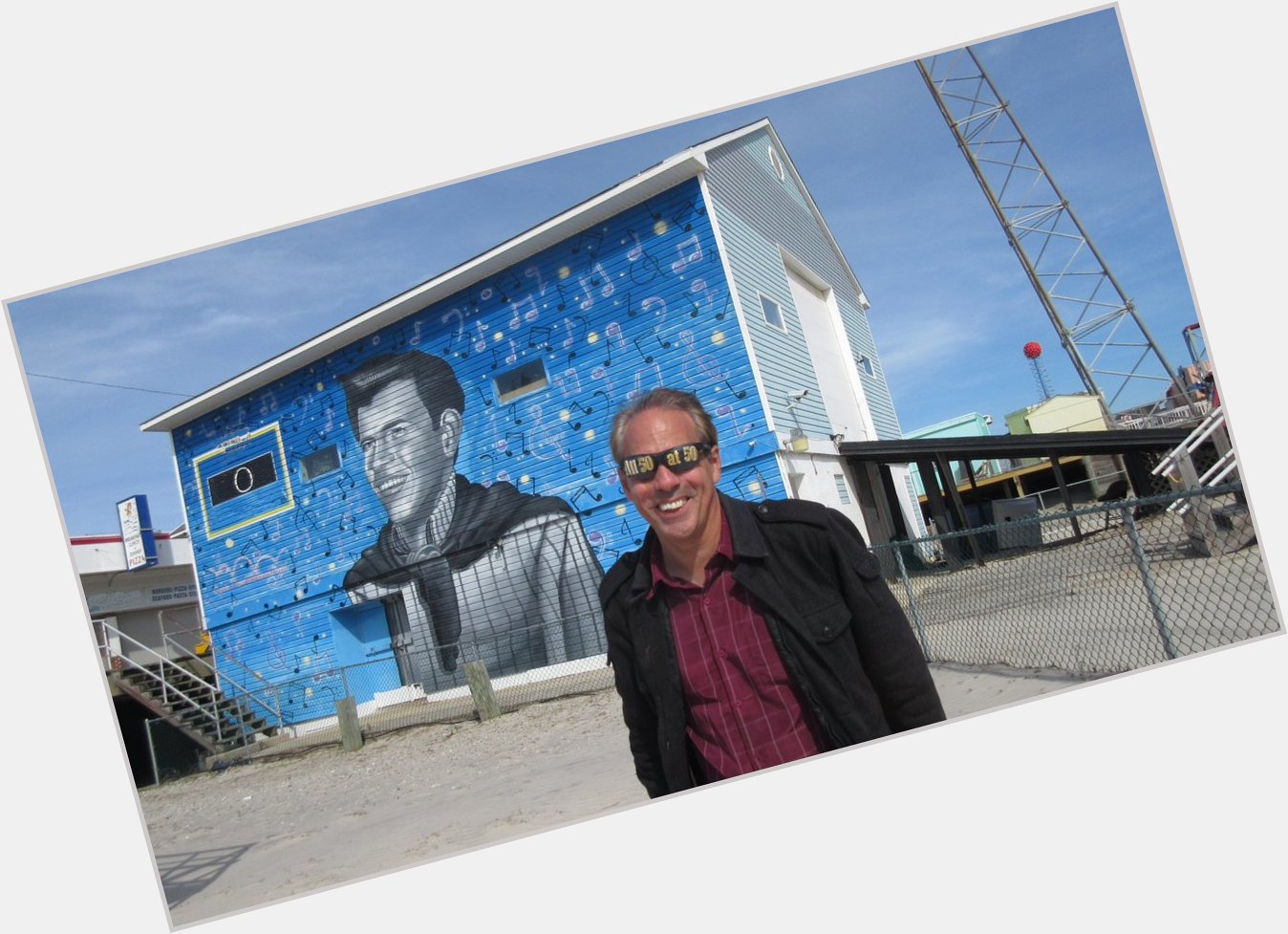 4/26 Happy Birthday Bobby Rydell  Here\s his mural on the Wildwood, New Jersey boardwalk...Wild, Wild,Wildwood Days 