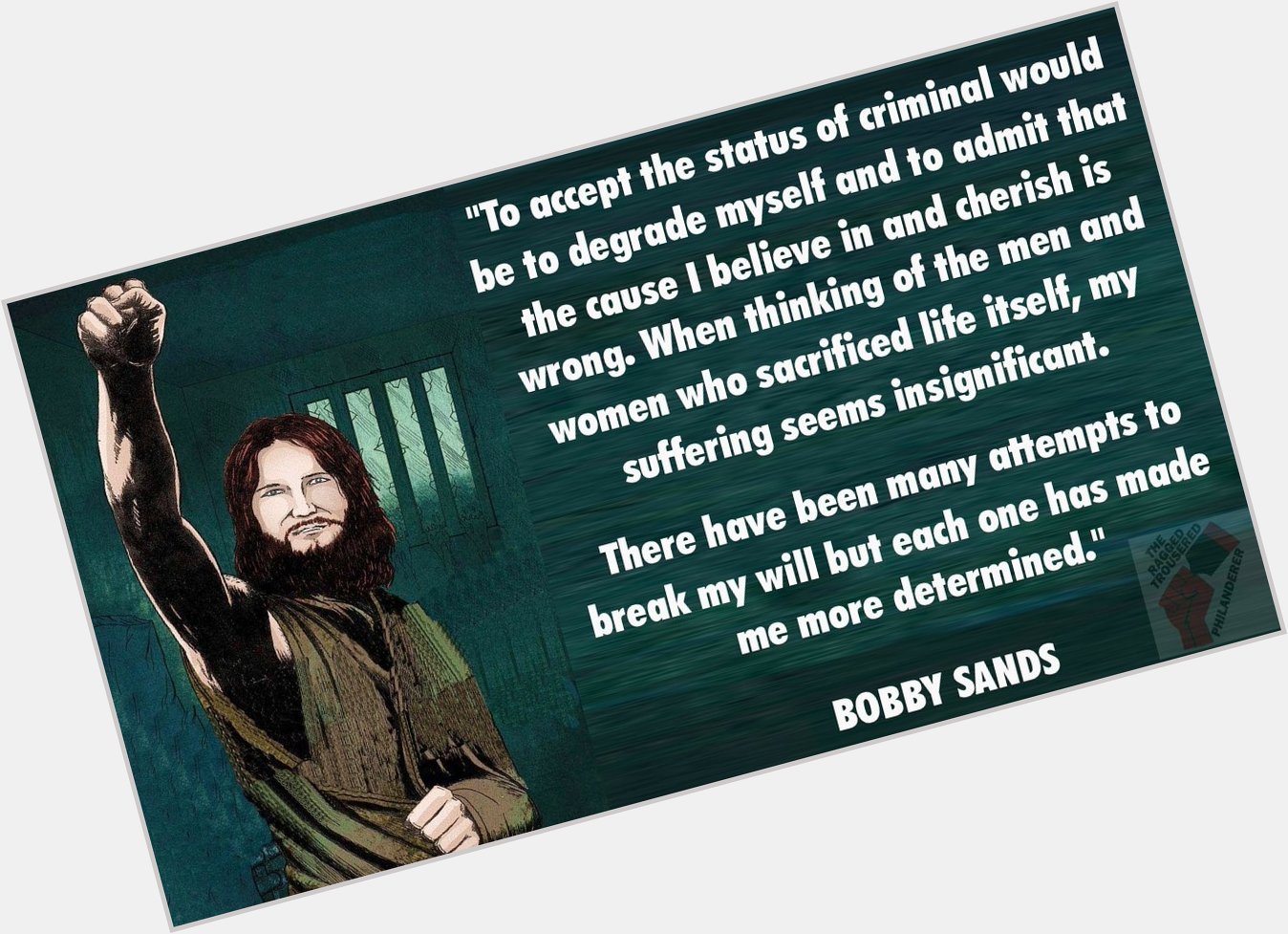 Happy Birthday Bobby Sands
Born: 9th March 1954 