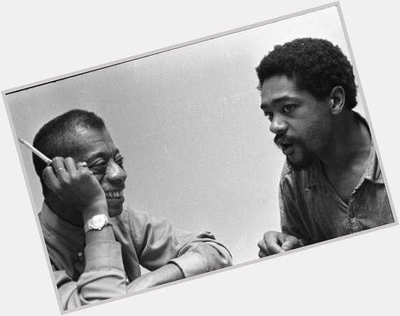 Happy birthday, Black Panther (Photo: James Baldwin visits Bobby Seale in Alameda County Jail) 