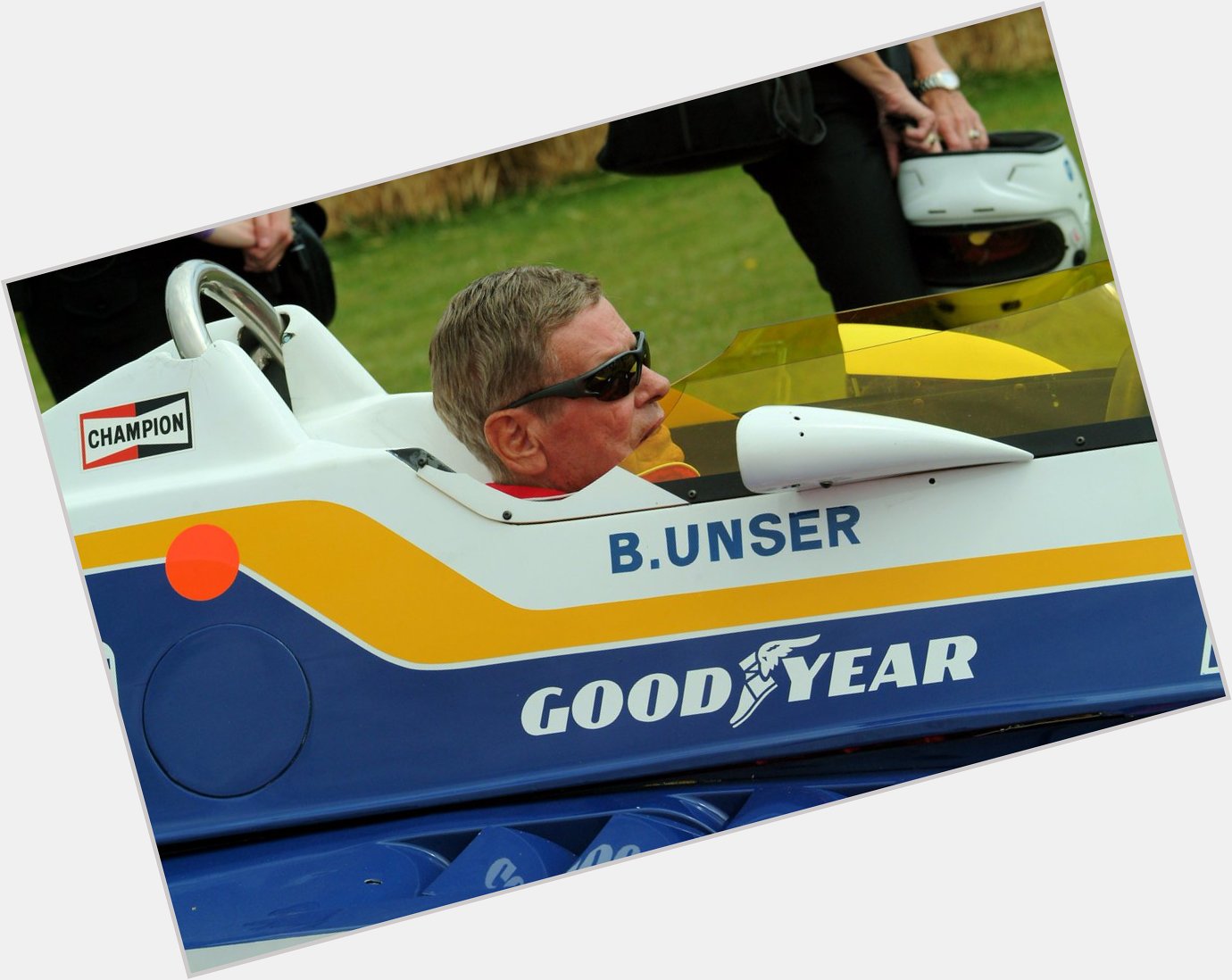 Happy Birthday to Bobby Unser, pictured here at   © Andy Smerdon 