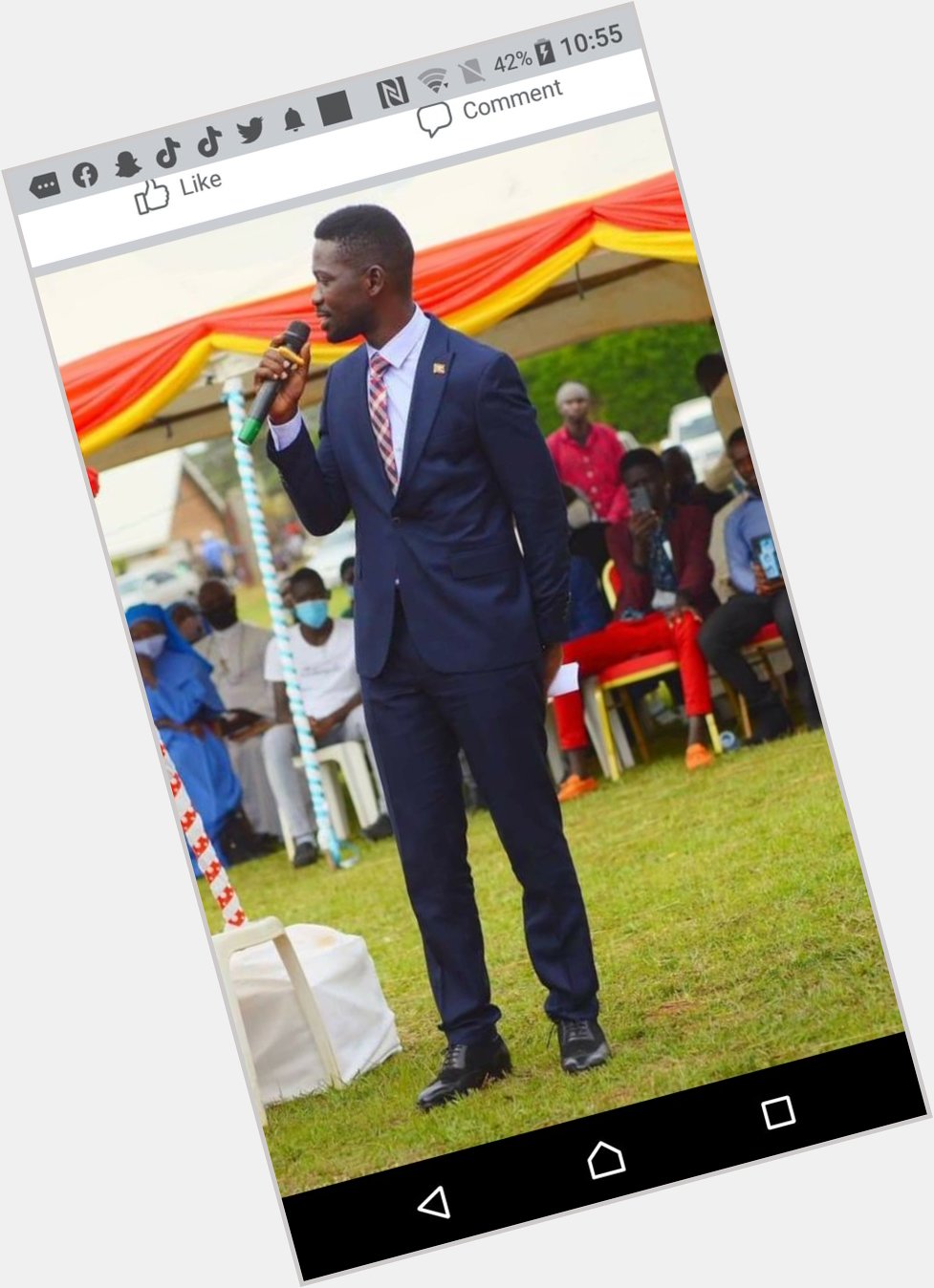   Happy birthday Mr President Bobi Wine 