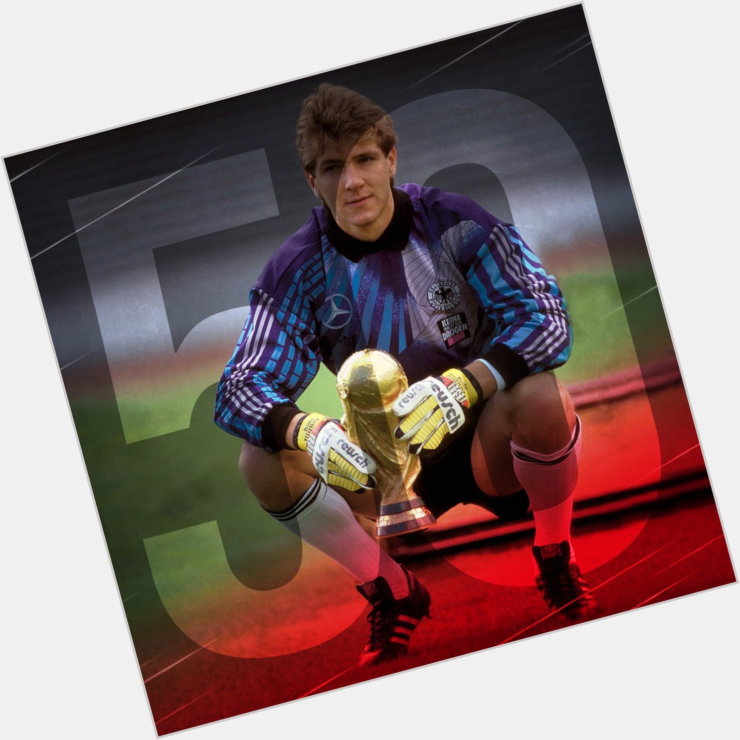   World Cup champion and former GK turns 50 today. Happy Birthday, Bodo! 