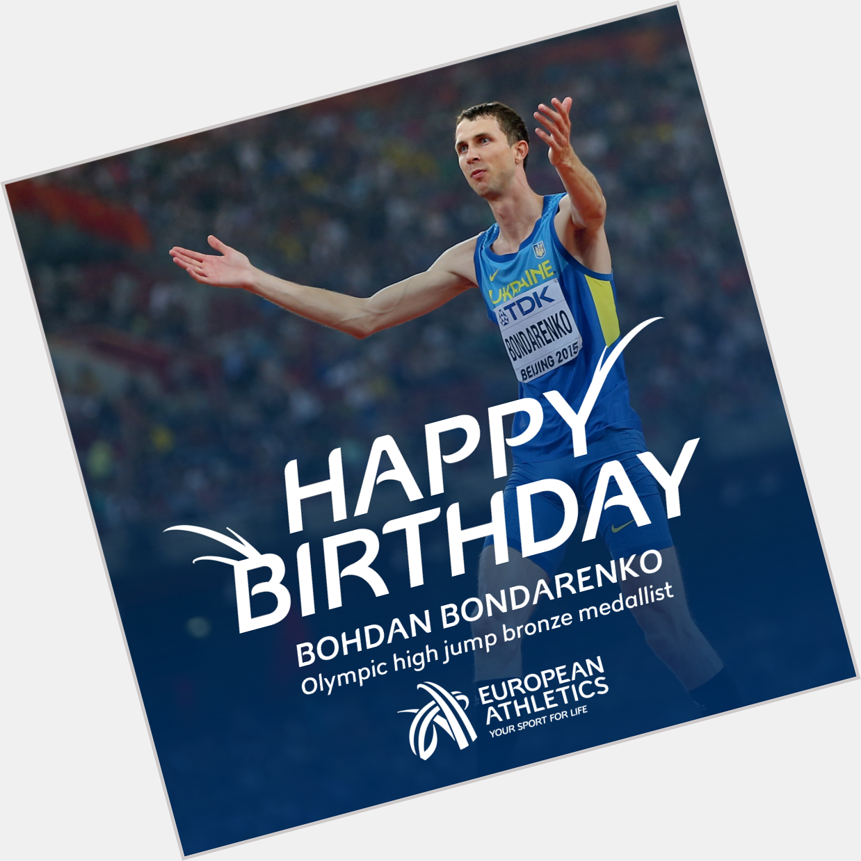 Happy birthday to Olympic high jump bronze medallist and former European and world champion Bohdan Bondarenko! 