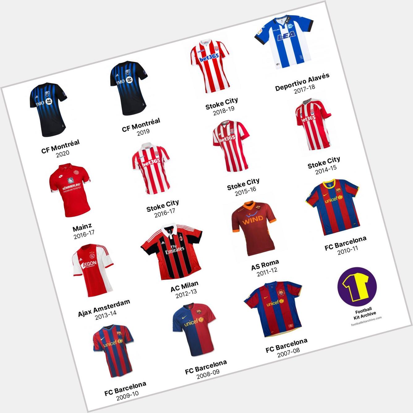  Happy Birthday, Bojan Krkic - Here\s his Career in Shirts

Which one\s your favorite?  