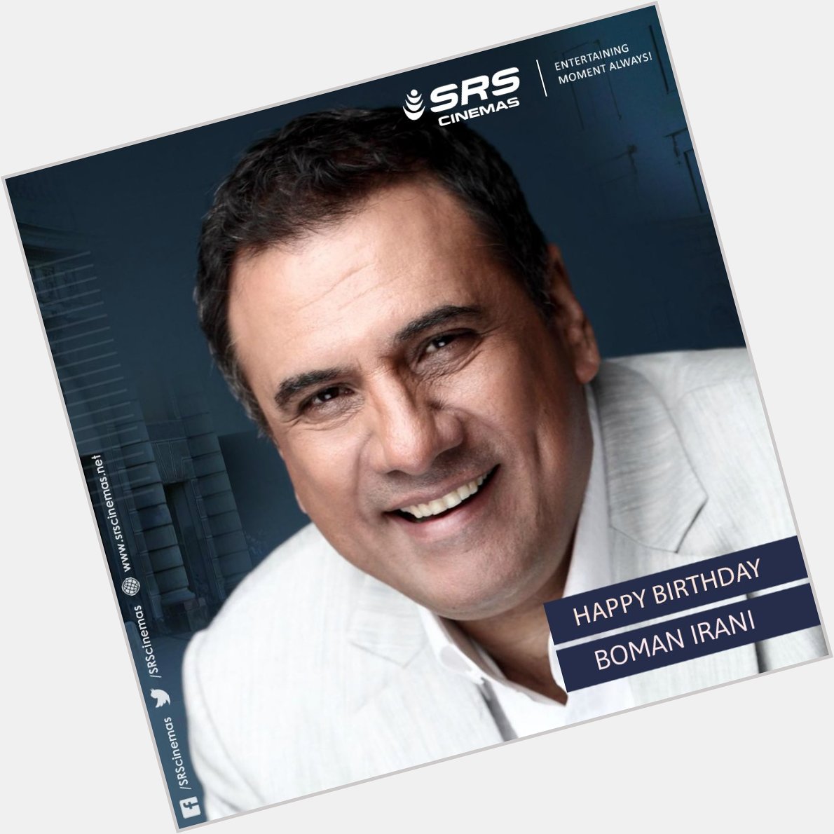 Wishing one of the finest comedic actors, Boman Irani, a very happy birthday! 