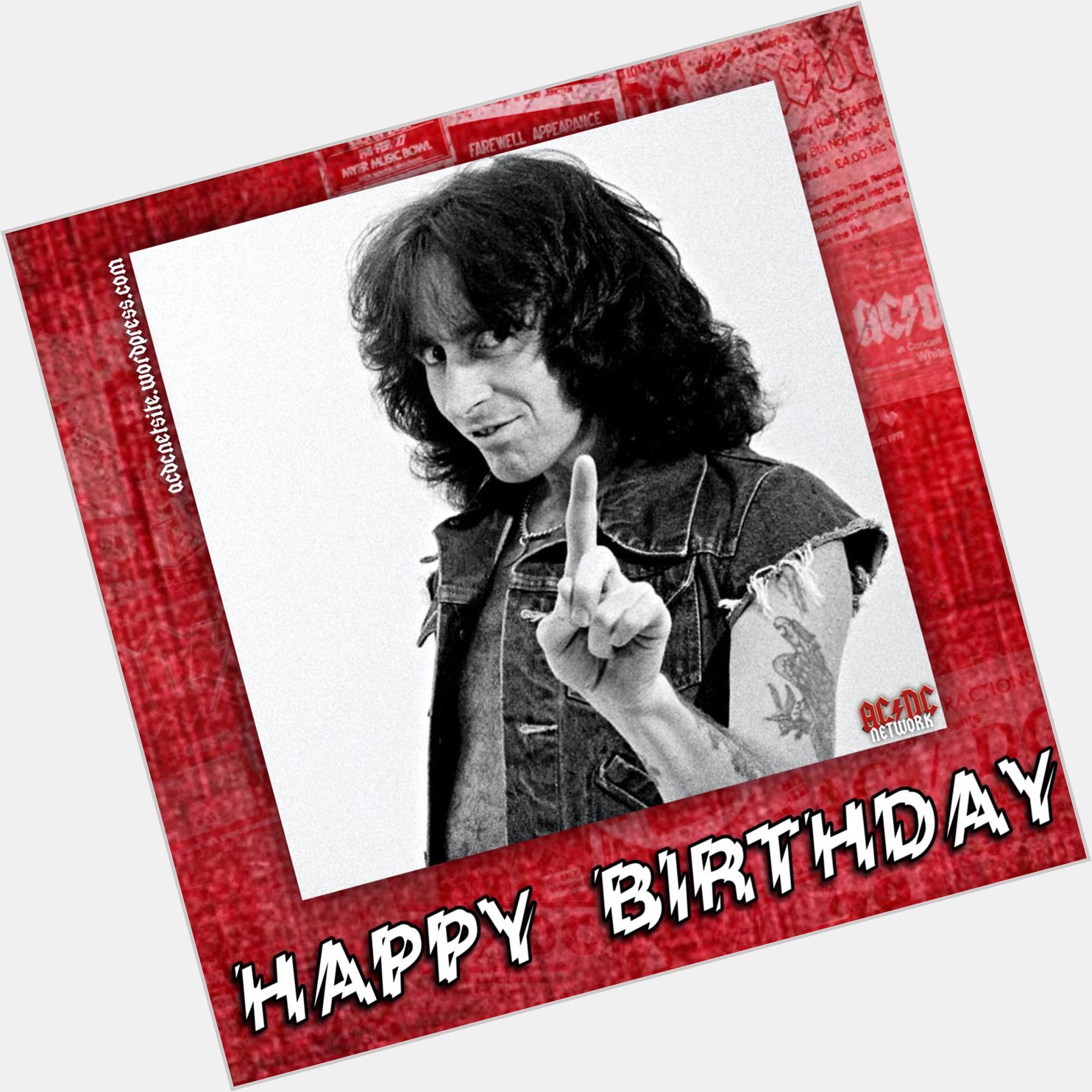 On this day back in 1946, Bon Scott was born. Happy 75th birthday to you Bon, ride-on!   -
[   