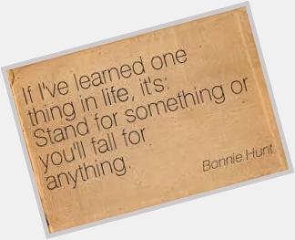 Happy Birthday Bonnie Hunt 