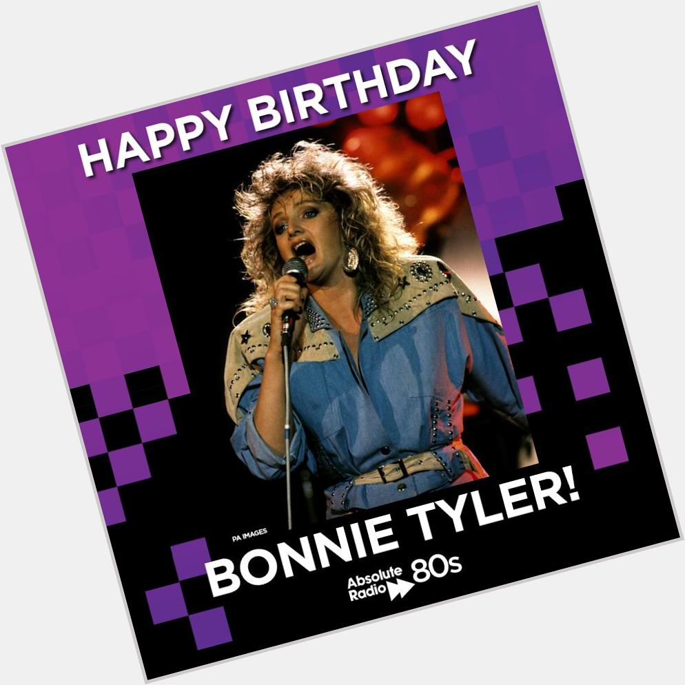 Turnaround, bright eyes! 
Happy birthday to the one and only Bonnie Tyler! 
