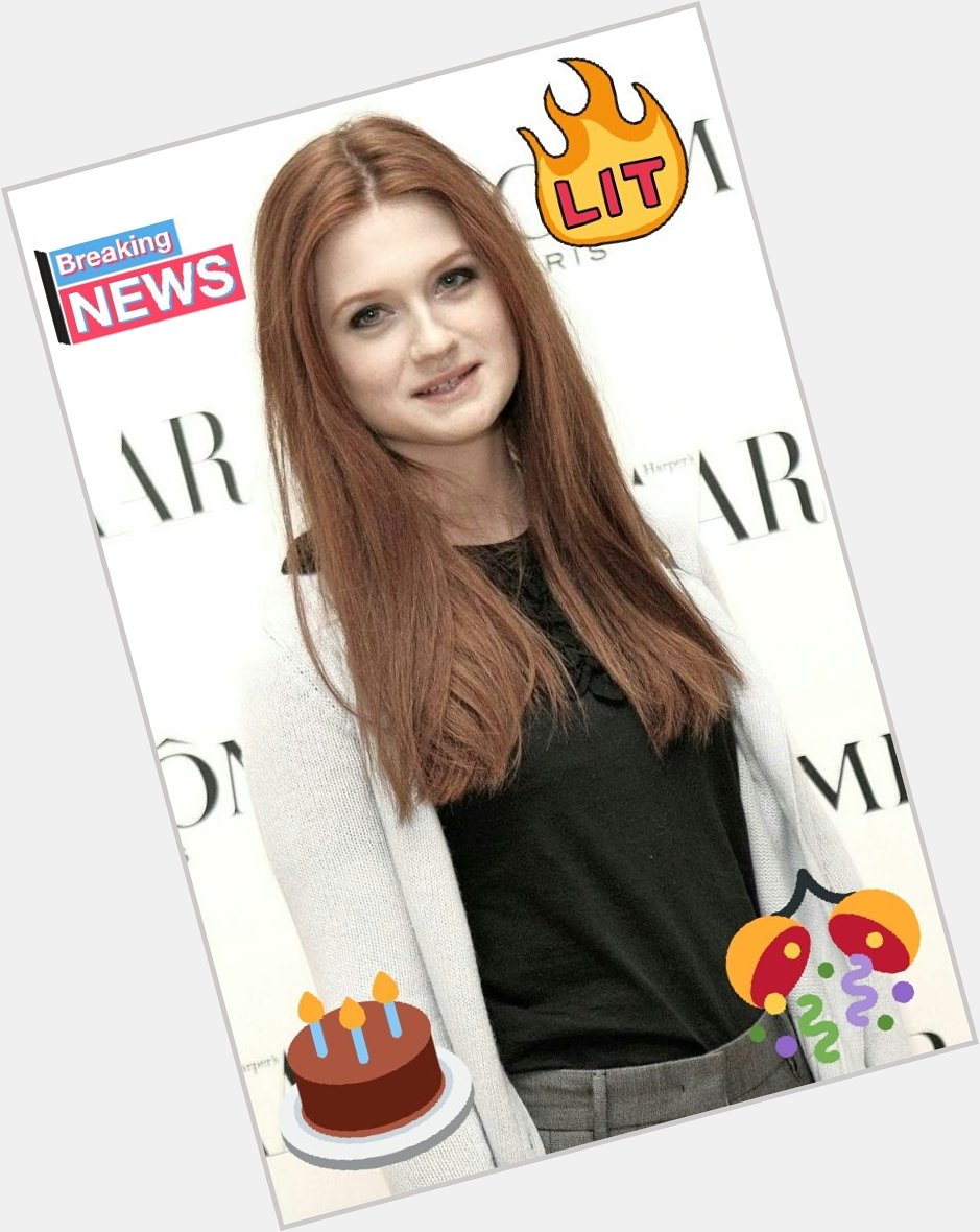 Happy 26th Birthday to Bonnie Wright The one and only Ginny Weasley 