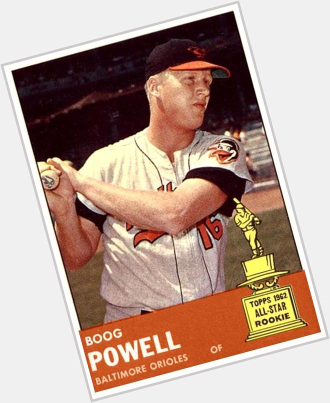 Happy 74th Birthday Boog Powell! All-time Baltimore great as well as a barbecue legend, Cheers Boog! 