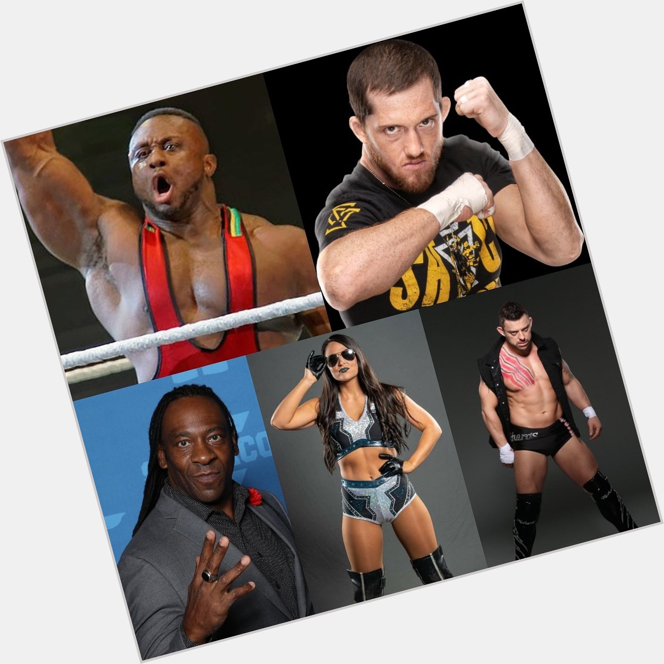 Happy Birthday Big E, Kyle O Reilly, Booker T, Tenille Dashwood and Davey Richards 