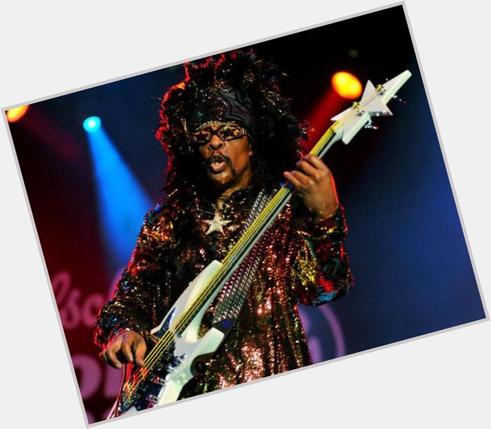 Happy birthday Bootsy Collins who turns 63 today, born October 26, 1951 