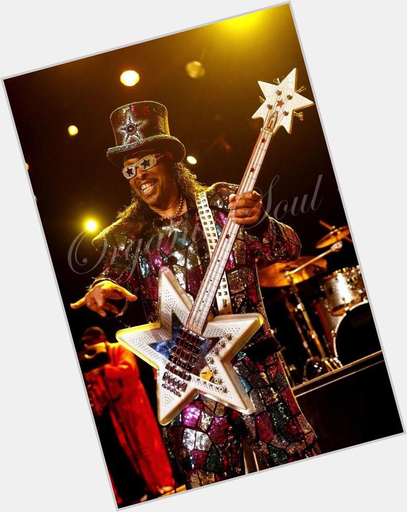 Happy Birthday from Organic Soul Funk bassist, singer, and songwriter...Bootsy Collins is 63  