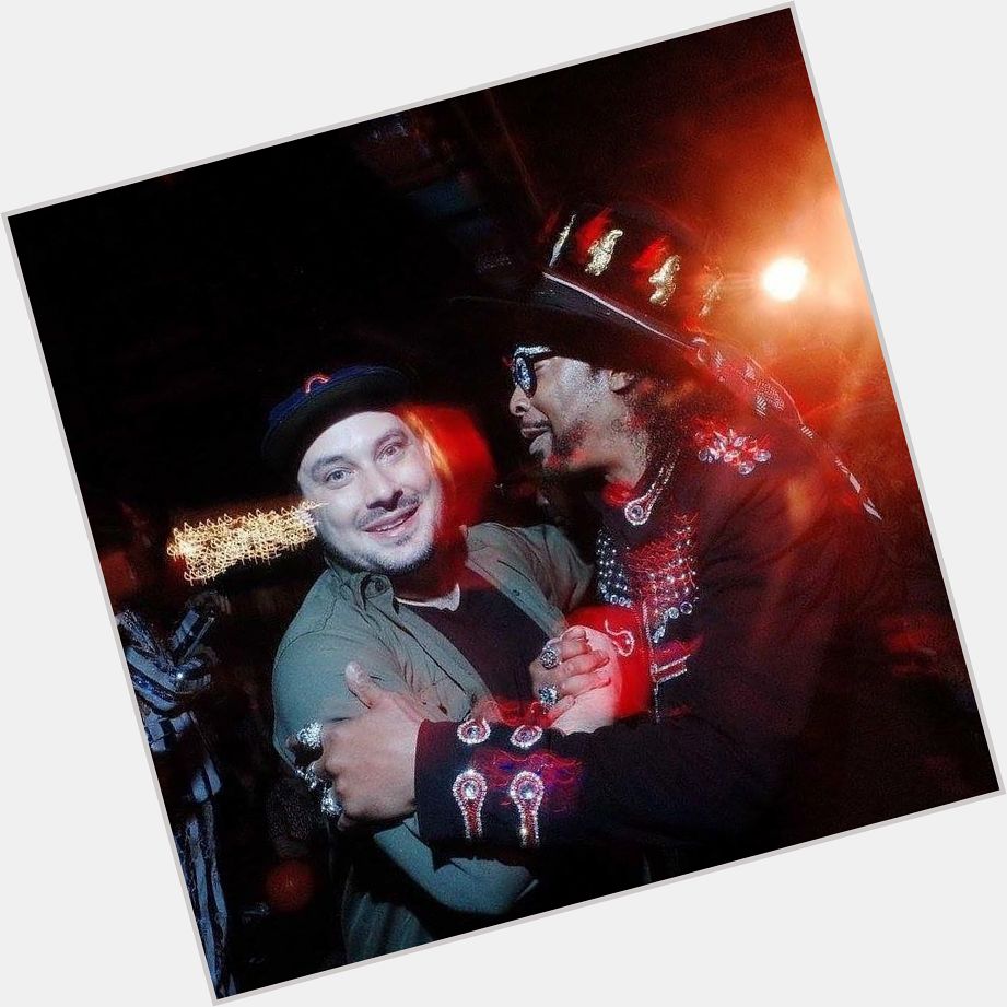 The moment I met and my face made the thought my brain had. Happy Birthday Bootsy! 