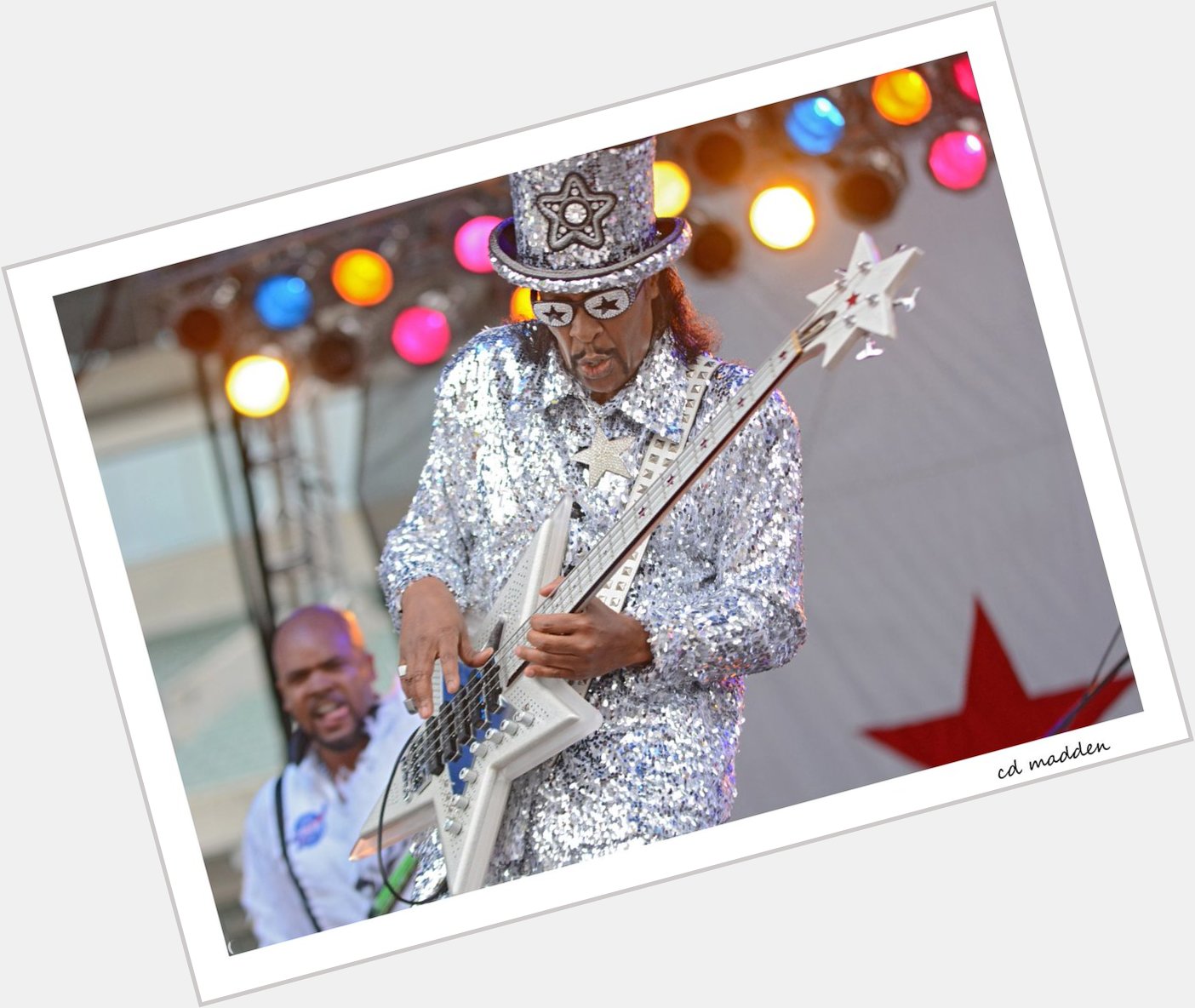 Happy Birthday to Bootsy Collins, The Humble Star. So glad we found ourselves on the crazy ship together.       
