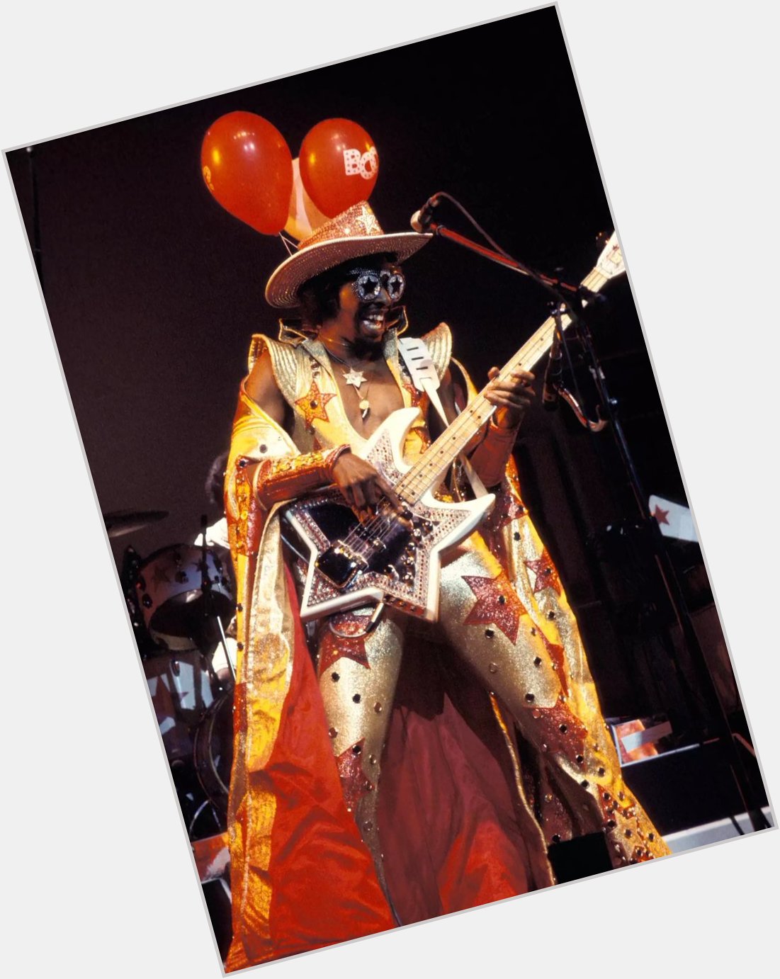 Happy birthday to American musician, singer and songwriter Bootsy Collins, born October 26, 1951. 