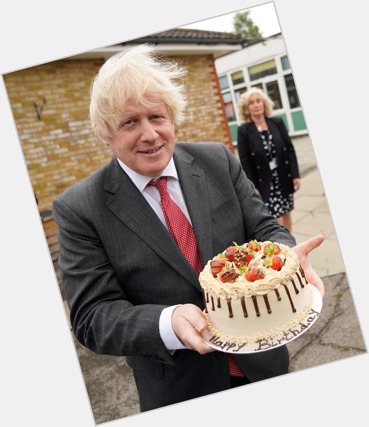 Wish you happy birthday      Boris Johnson HPM of uk   London 