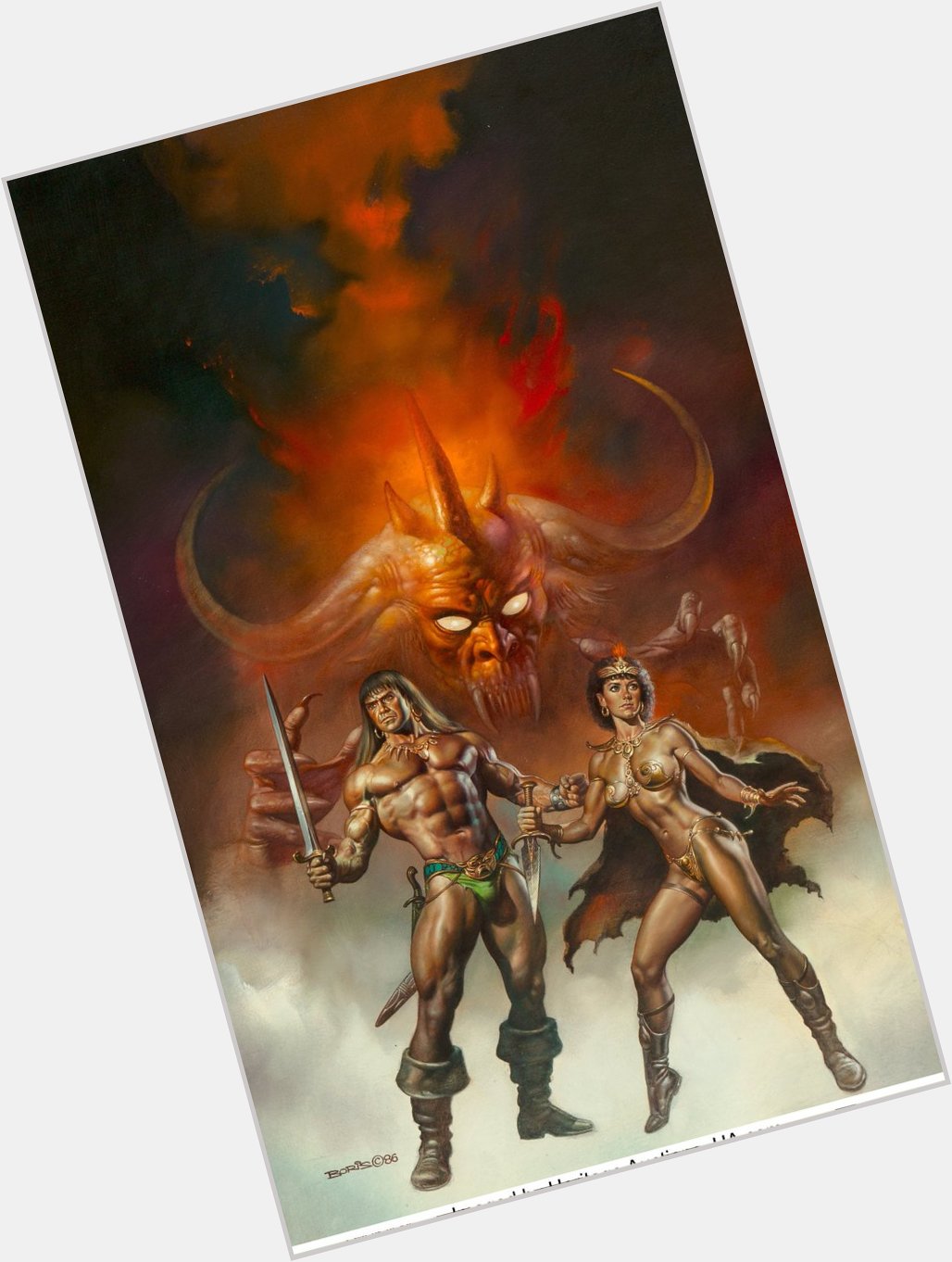 Happy 81st birthday to the legendary Boris Vallejo. You can find him on Instagram now btw! 
 