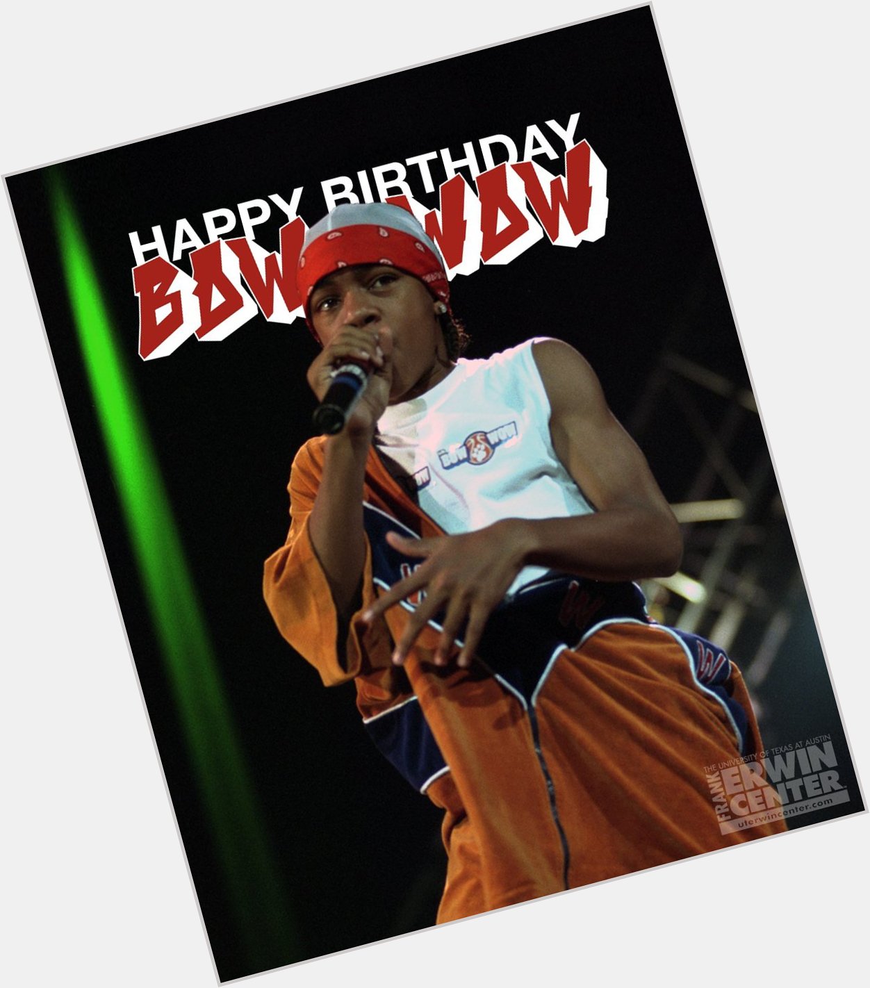Happy birthday Bow Wow (  Photo taken at the Scream II Tour in August \02. 