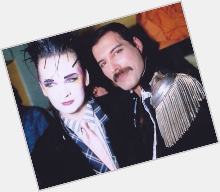  Happy Birthday Boy George 56 today pictured with the great Freddie Mercury 