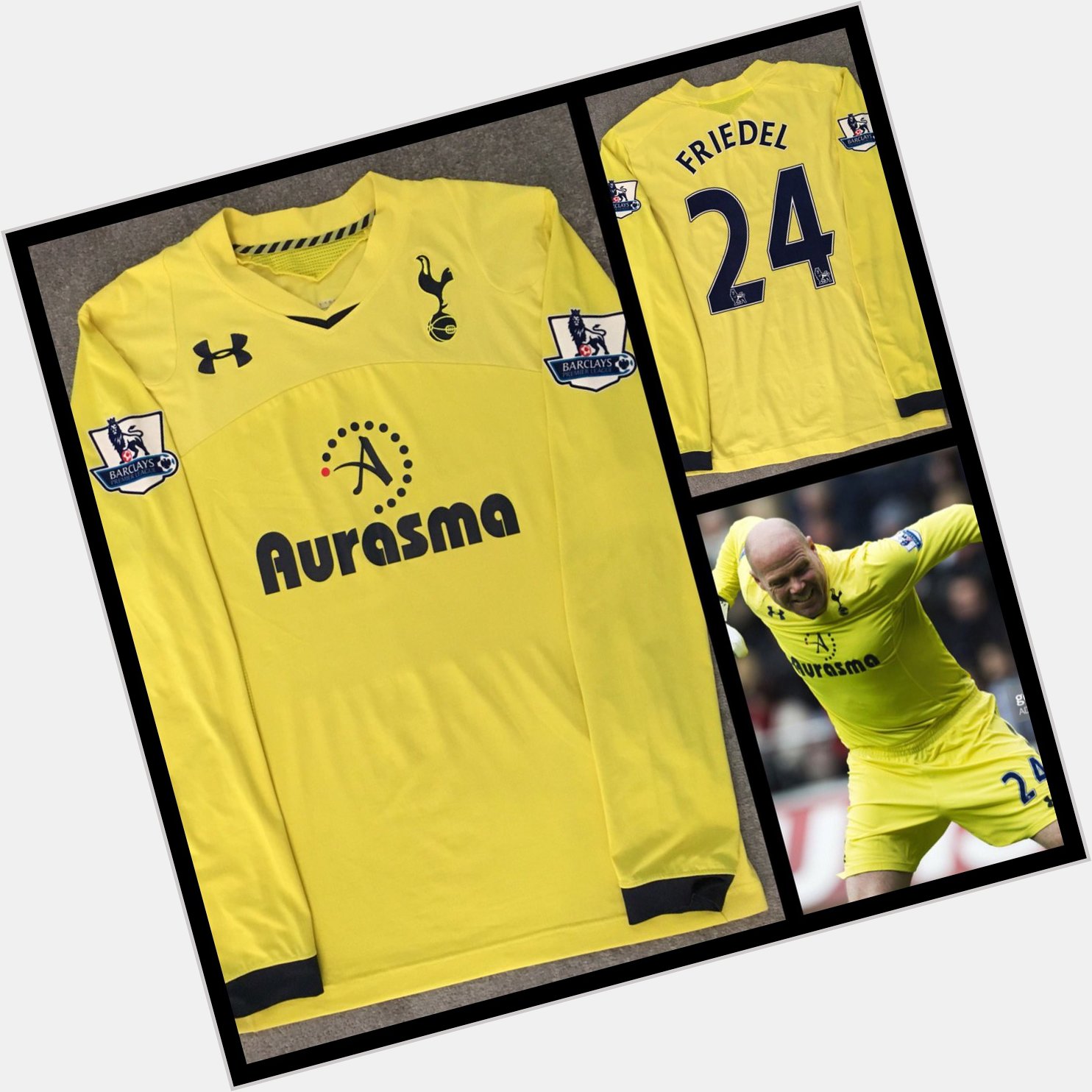 Happy 48th Birthday Brad Friedel. Here s another of his match worn shirts from the 2012/3 season. 