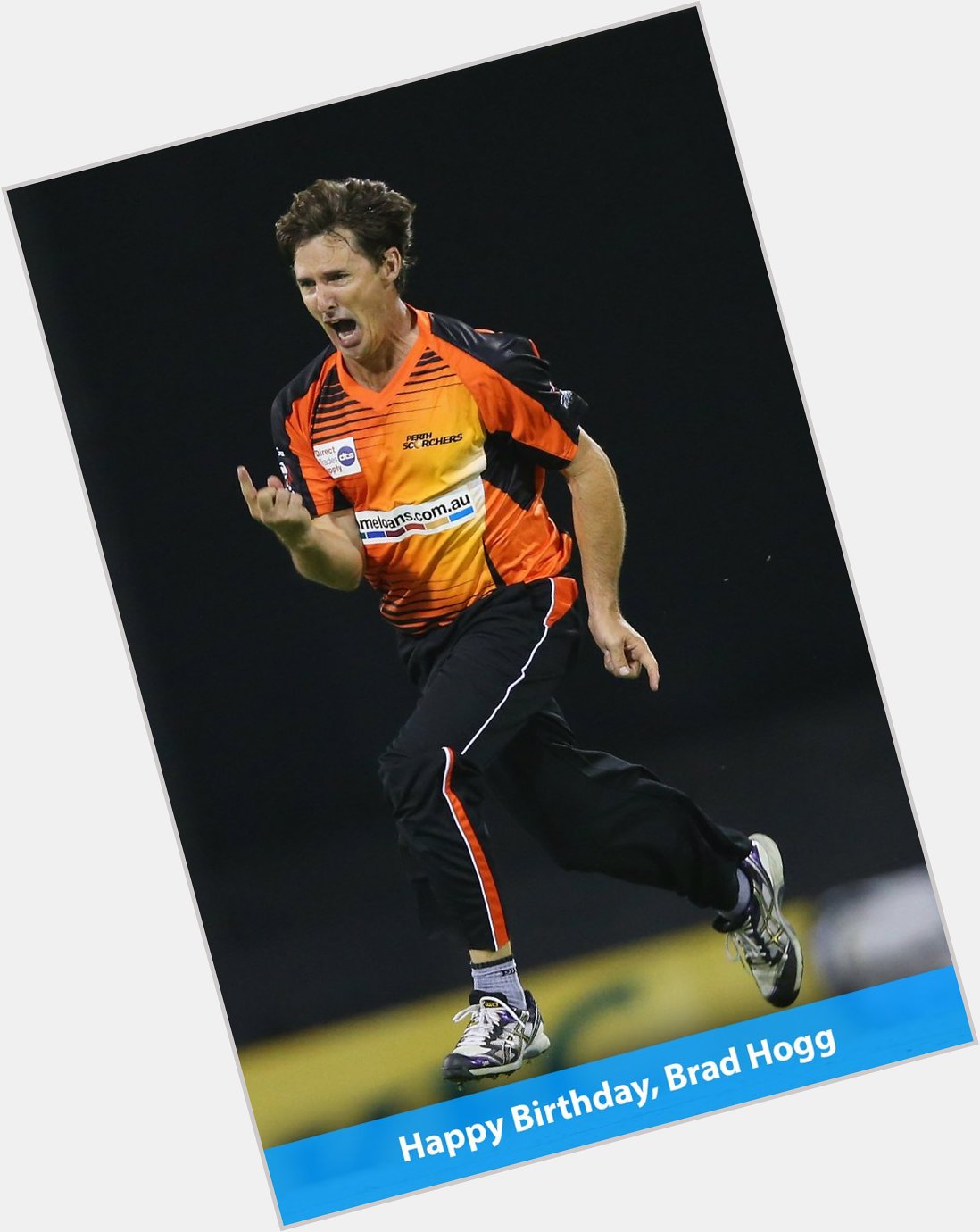 He\s 46 today and still going strong. Happy birthday, Brad Hogg: 