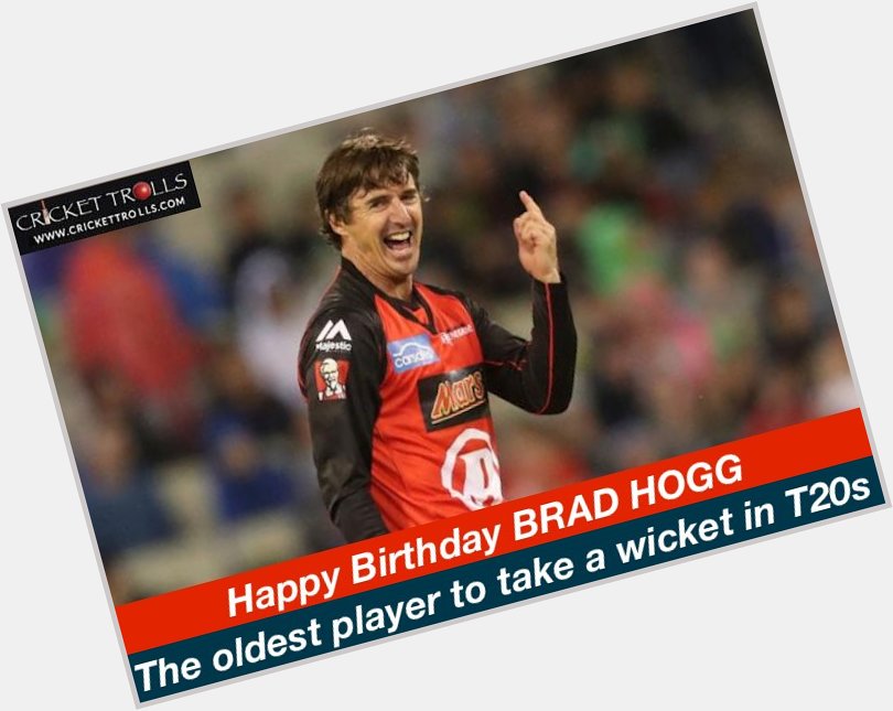 Happy Birthday, Brad Hogg :) 