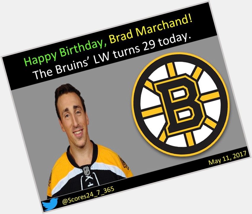  happy birthday Brad Marchand! 